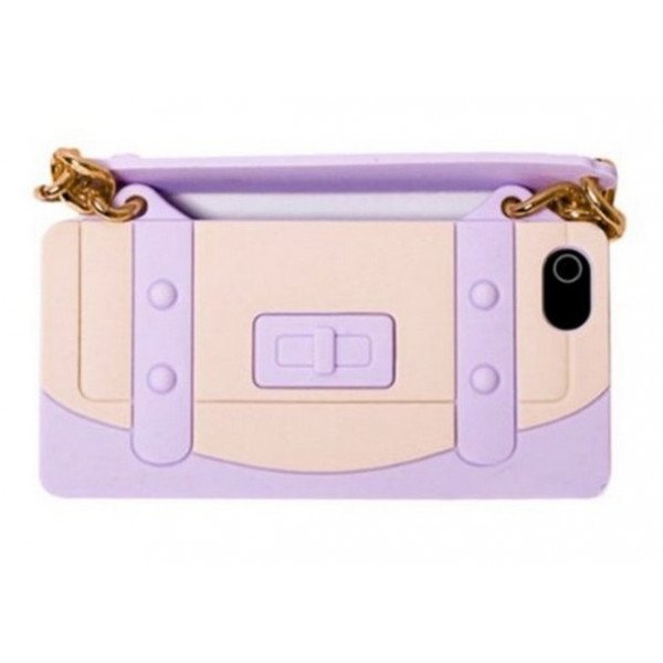 Wholesale iPhone 5 Fashion Handbag Case (Purple)